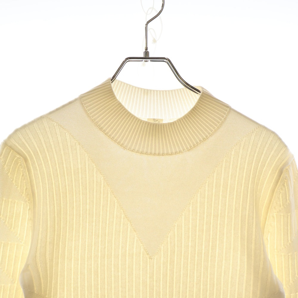 HERMES(エルメス) 23/24AW フィギュア アーティスティック ニット ホワイト ウール×シルク S