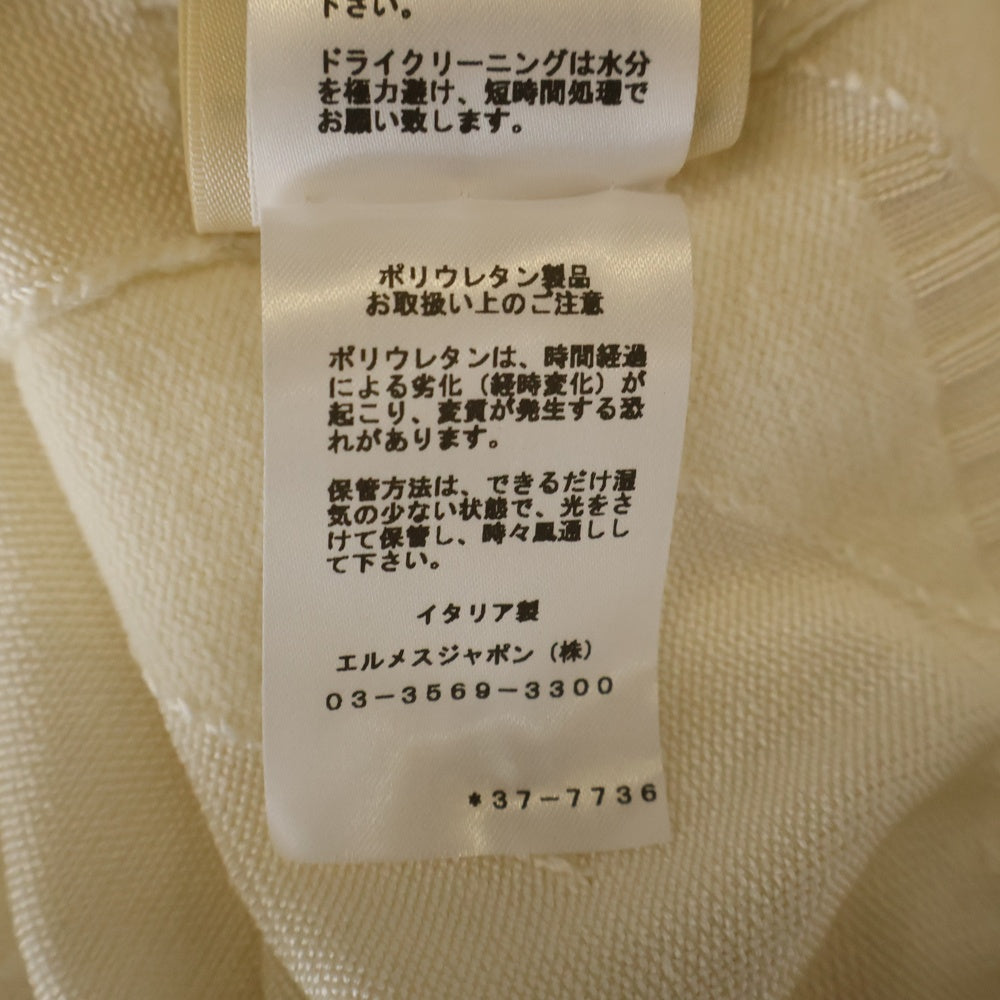HERMES(エルメス) 23/24AW フィギュア アーティスティック ニット ホワイト ウール×シルク S