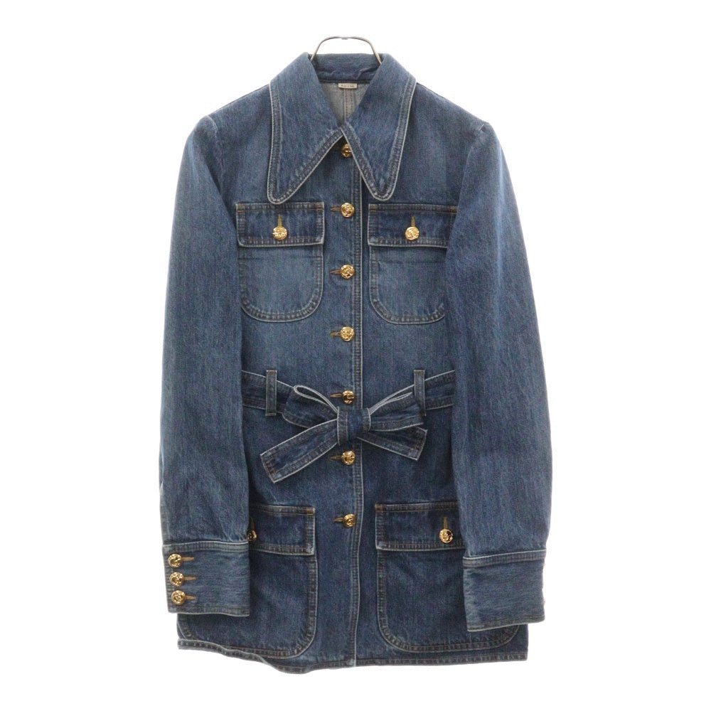 GUCCI(グッチ) コットンデニムジャケット 青 36 644507 XDBJ4