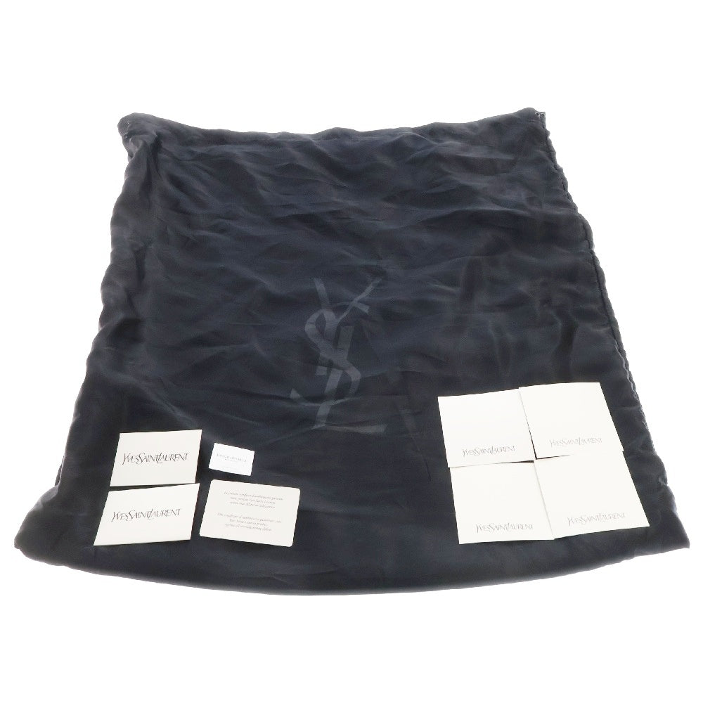 YVES SAINT LAURENT(イヴサンローラン) ミューズ ハンドバック パテント ブラック レザー トートバック