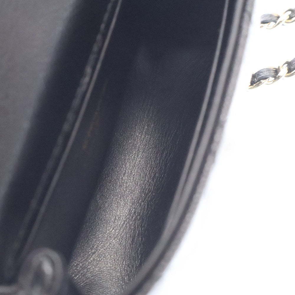 CHANEL(シャネル) ココハンドル マイクロ AP4245 2WAYチェーンショルダーバッグ ブラック キャビアスキン ゴールド金具
