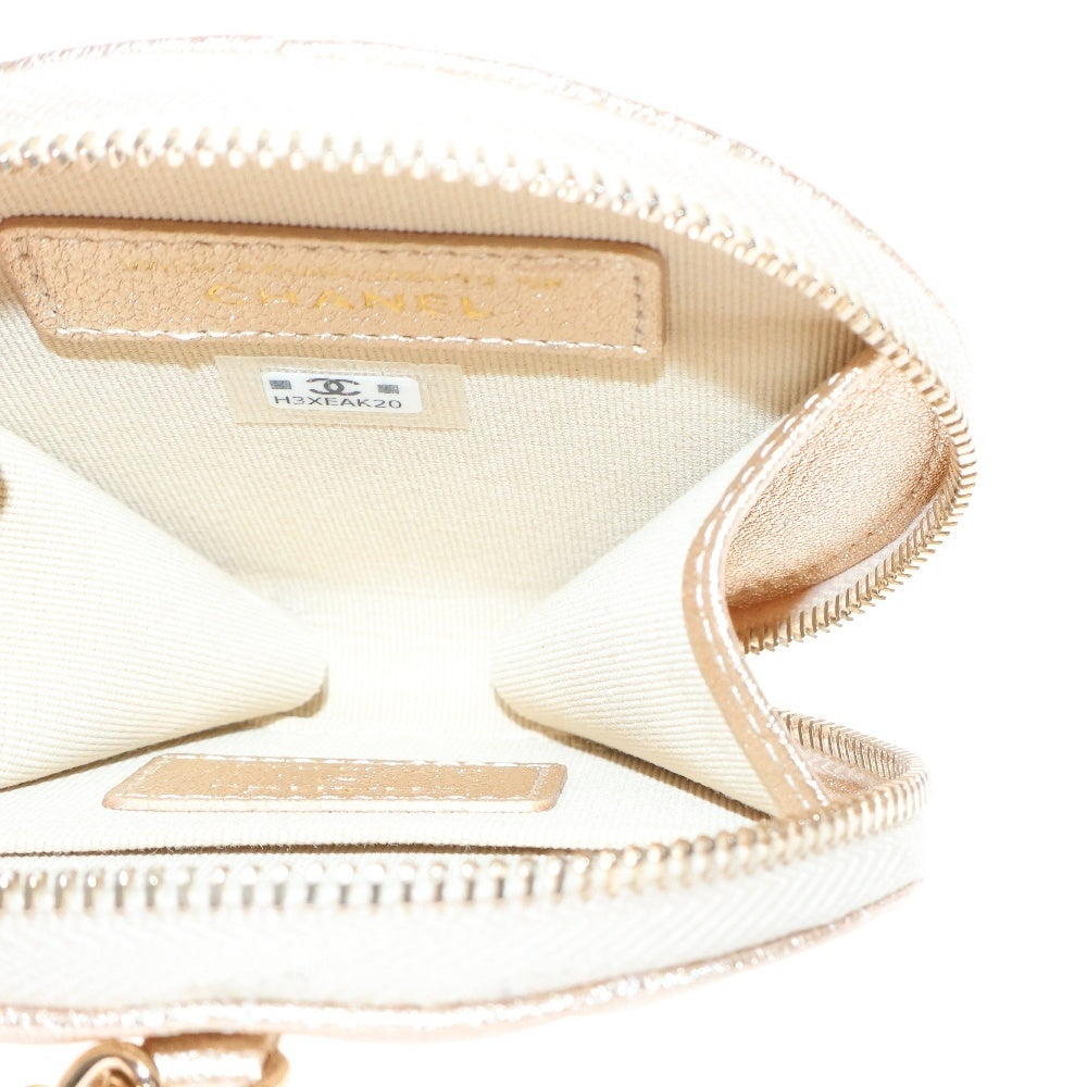 CHANEL(シャネル) マトラッセ コインケース×AirPodsケース 2024イヤーズギフト ゴールド ラムスキン チャーム