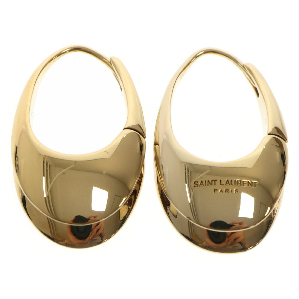 SAINT LAURENT PARIS(サンローランパリ) ロゴ ピアス GP ゴールド アクセサリー
