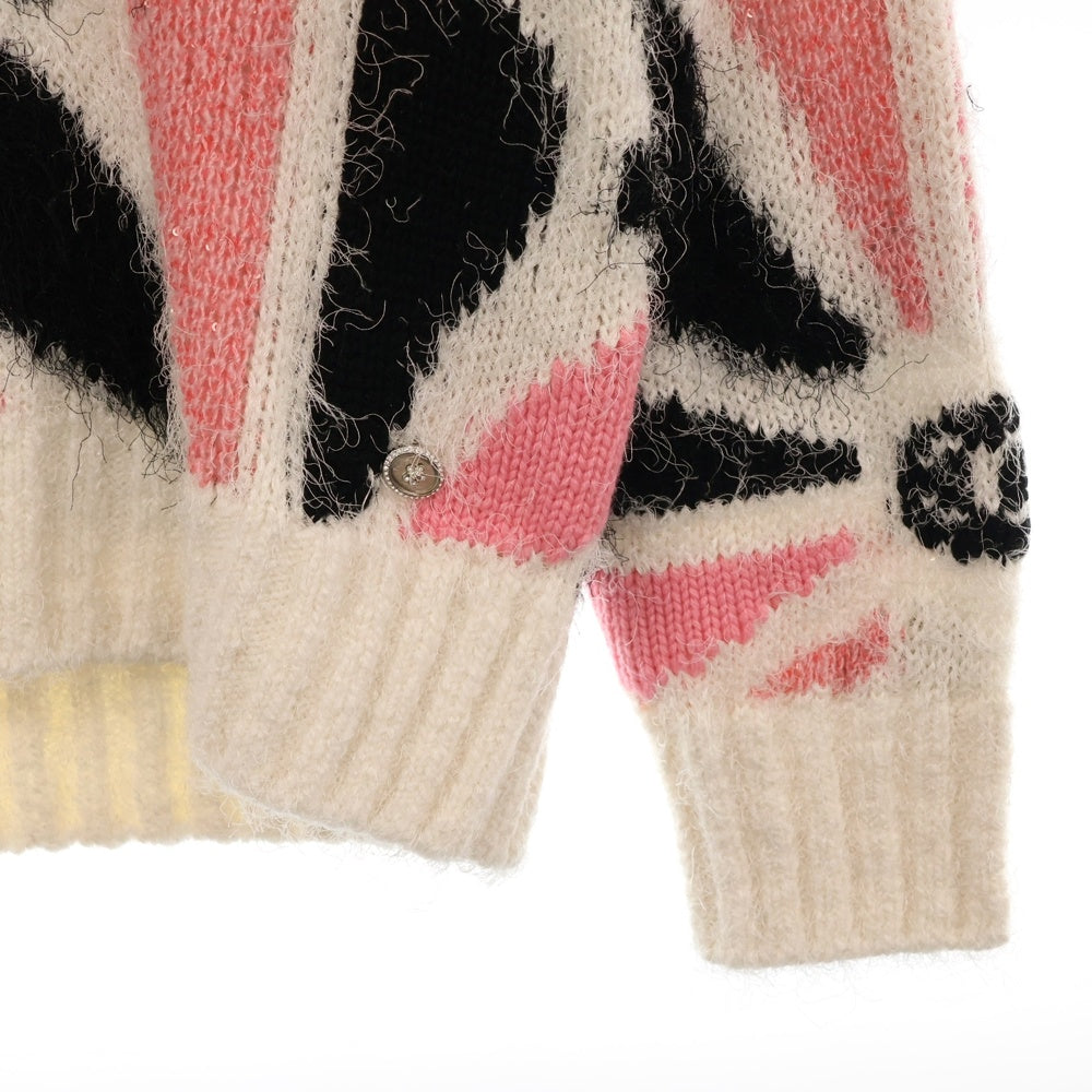 CHANEL(シャネル) ココマークスパンコール カシミア混ニットセーター ホワイト P76108K10960 レディース