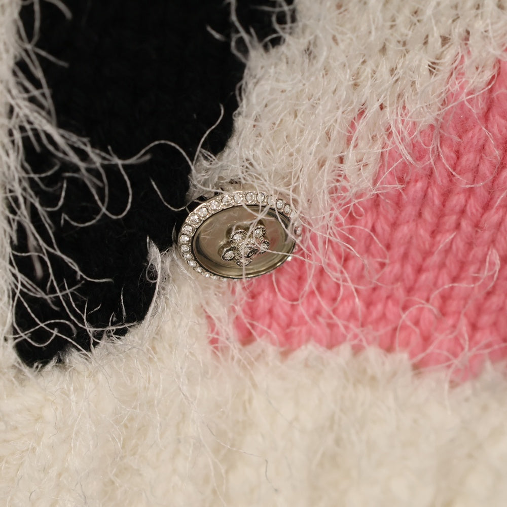 CHANEL(シャネル) ココマークスパンコール カシミア混ニットセーター ホワイト P76108K10960 レディース