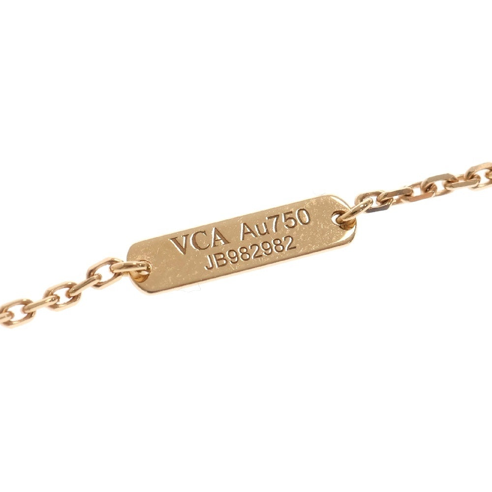 Van Cleef & Arpels(ヴァンクリーフアンドアーペル) マジックアルハンブラ マザーオブパール ネックレス Au750 K18 PG ピンクゴールド ペンダント ジュエリー