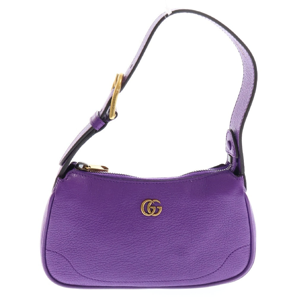 GUCCI(グッチ) アフロディーテ スモール GGマーモント ハンドバッグ パープル 739076