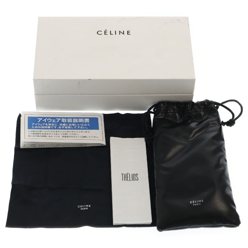 CELINE(セリーヌ) サングラス メガネ ブラック×ゴールド アイウェア 54□16 CL400151