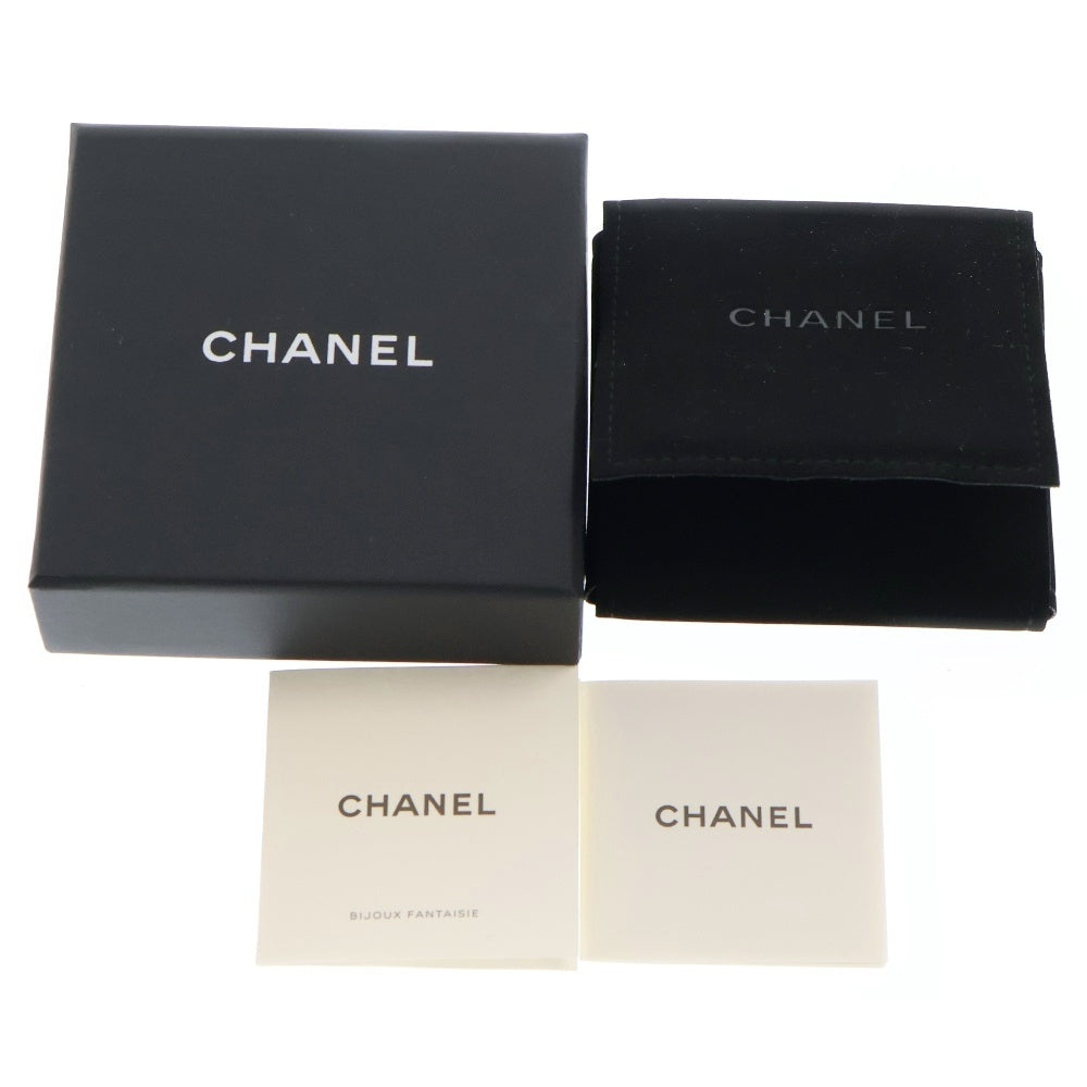 CHANEL(シャネル) ココマーク ハート ラインストーン ピアス ゴールド アクセサリー B23P