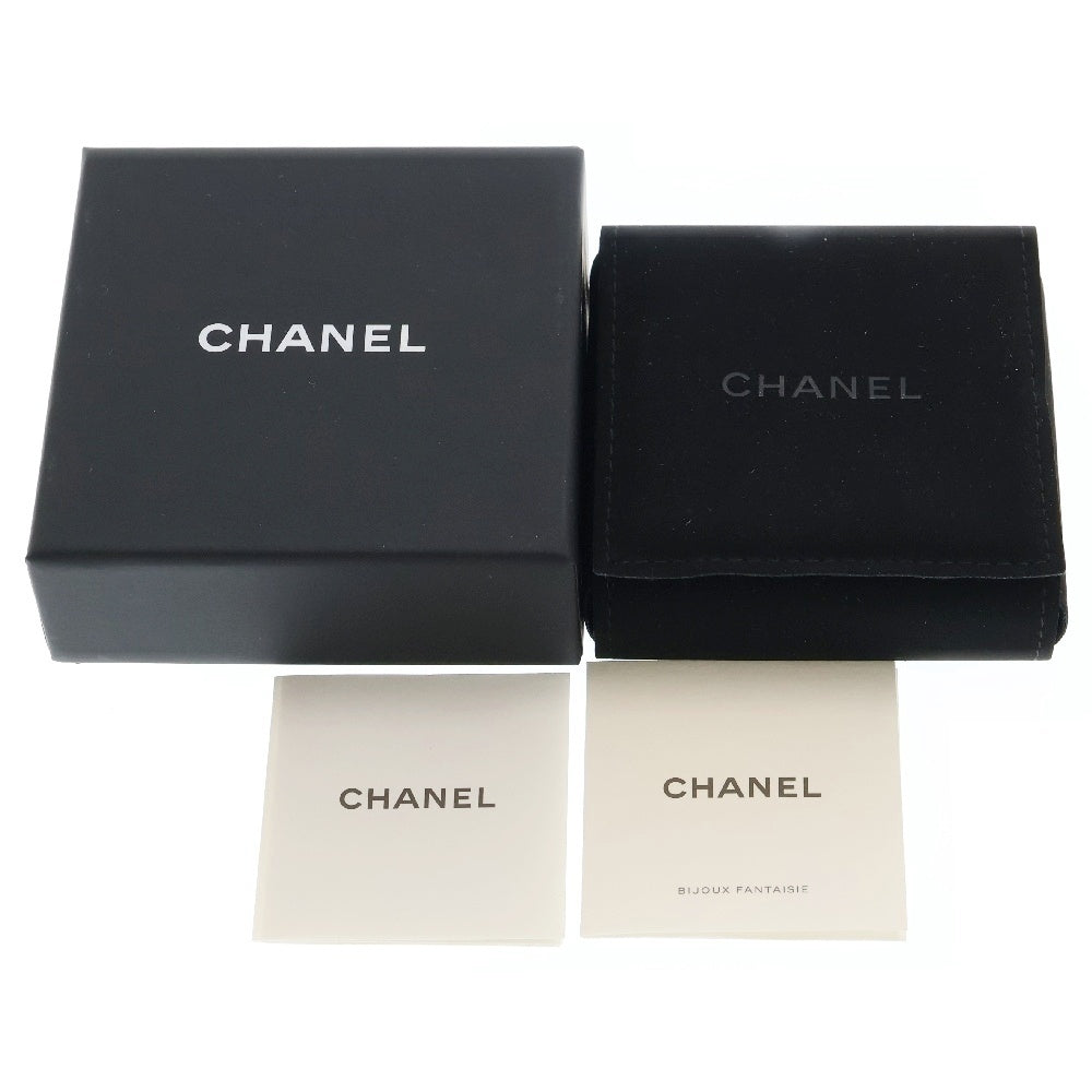 CHANEL(シャネル) ココマーク スター ラインストーン ブラック×ゴールド ピアス アクセサリー