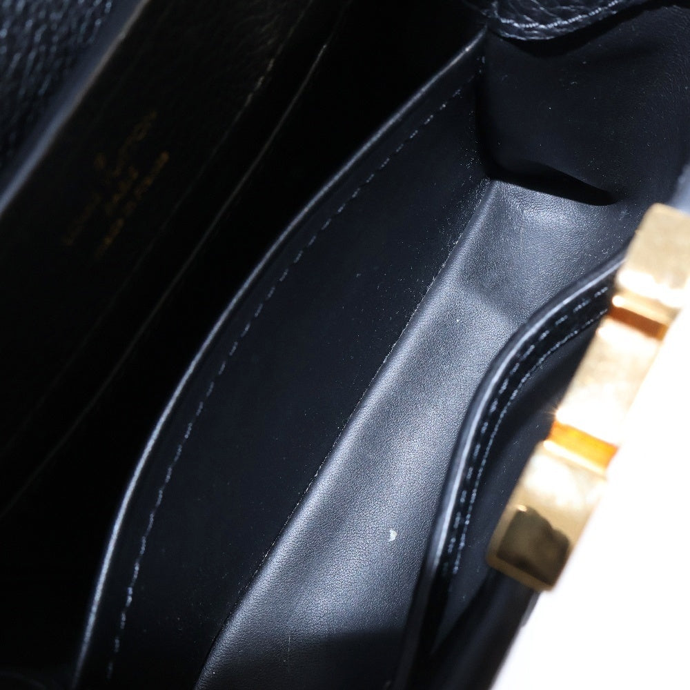 LOUIS VUITTON(ルイヴィトン) カプシーヌMINI トリヨンレザー2WAYショルダーバッグ ハンドバッグ ブラック M56071