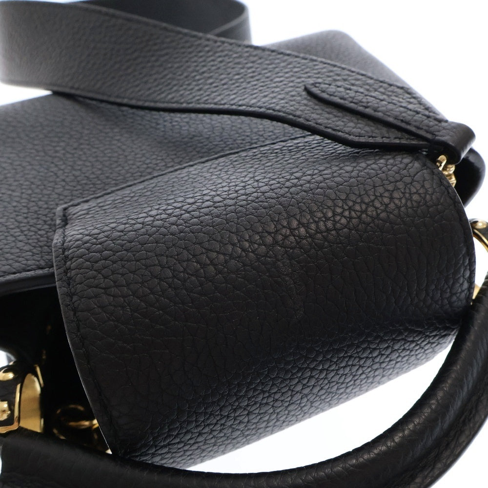 LOUIS VUITTON(ルイヴィトン) カプシーヌMINI トリヨンレザー2WAYショルダーバッグ ハンドバッグ ブラック M56071
