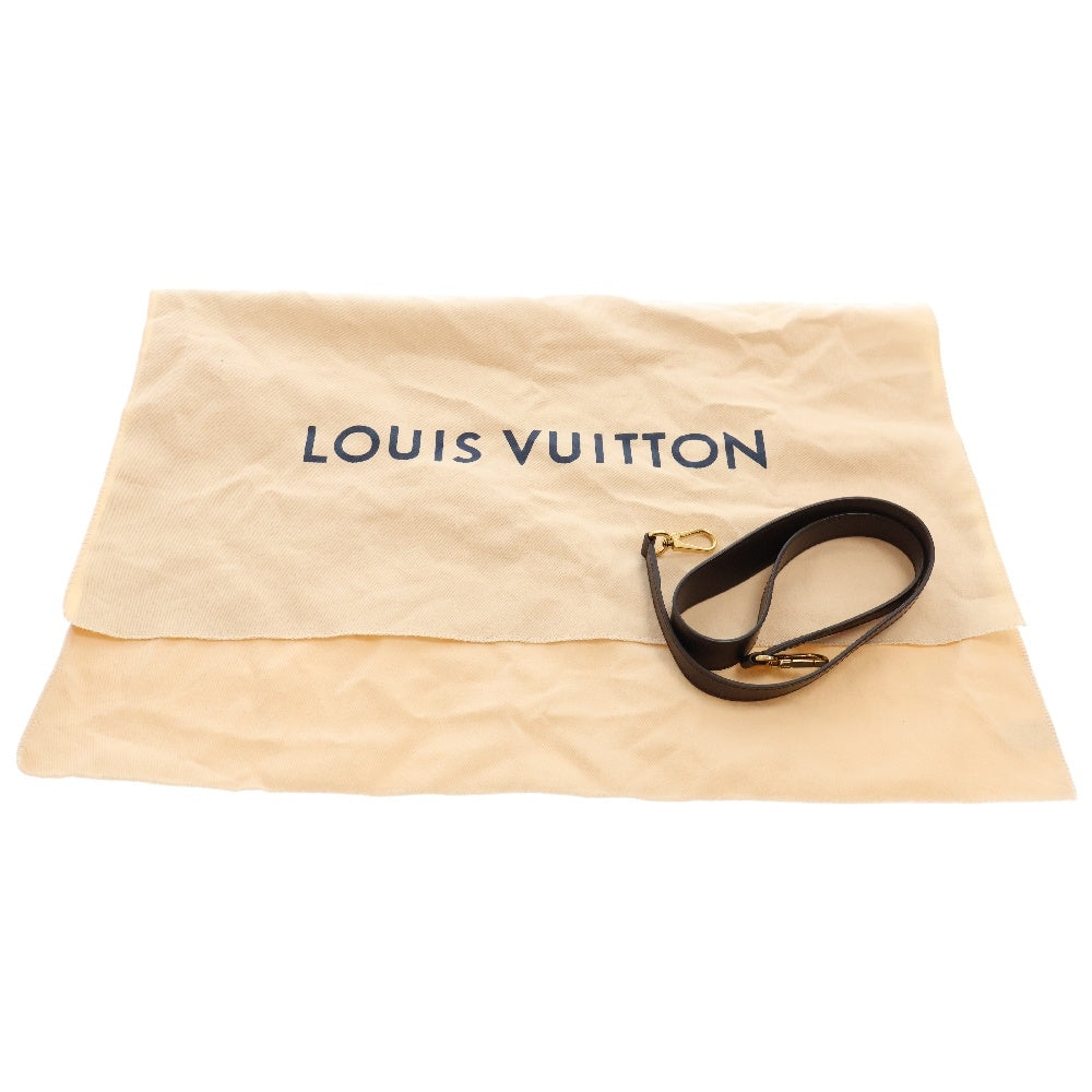 LOUIS VUITTON(ルイヴィトン) ダミエエベヌ ノルマンディ レザーハンドバッグ ブラウン N41488