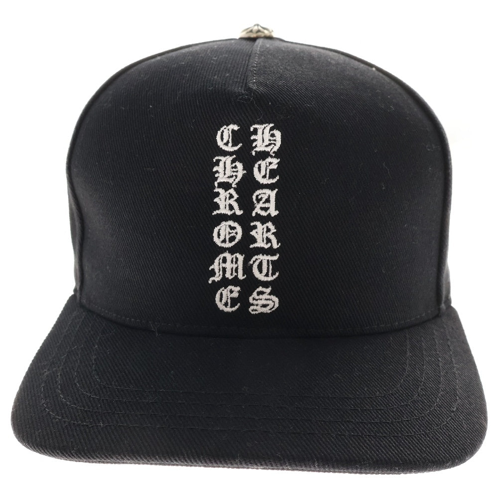 CHROME HEARTS(クロムハーツ) Vertical Logo Hat CHロゴ ベースボールキャップ 帽子 ブラック