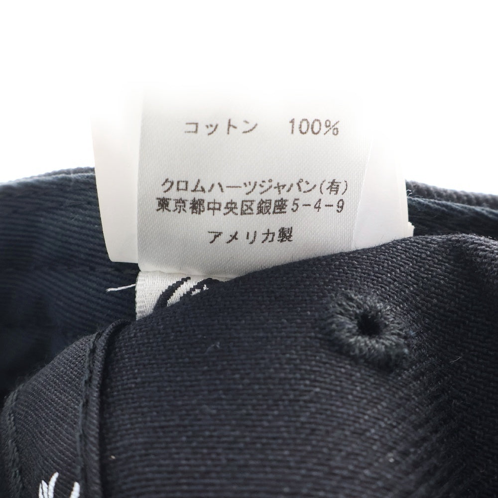 CHROME HEARTS(クロムハーツ) Vertical Logo Hat CHロゴ ベースボールキャップ 帽子 ブラック