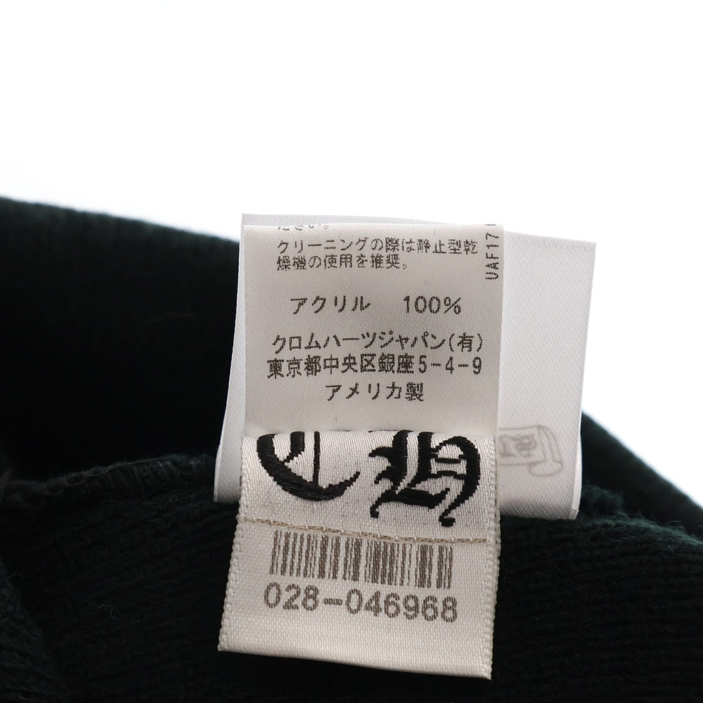 CHROME HEARTS(クロムハーツ) MATTY BOY Chomper Beanie チョンパー刺繍 ニットキャップ ビーニー ブラック