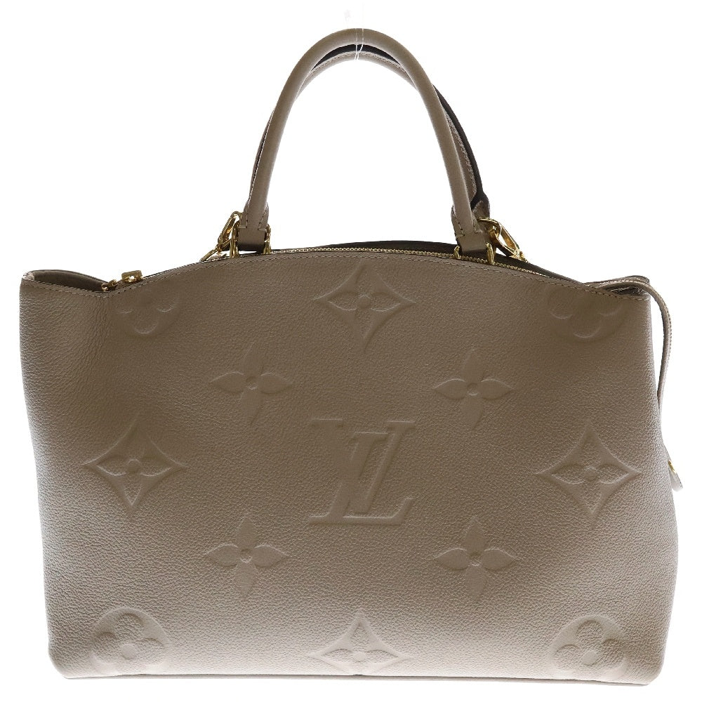 LOUIS VUITTON(ルイヴィトン) モノグラムアンプラント グランパレMM 2WAY レザー ショルダーバッグ ハンドバッグ ベージュ レディース M45833
