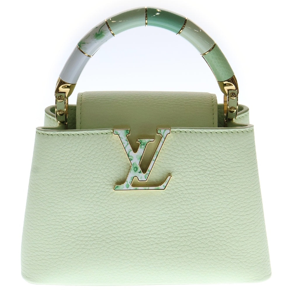 LOUIS VUITTON(ルイヴィトン) カプシーヌミニ ヴェールドーグリーン トリヨンレザー×樹脂 M21639