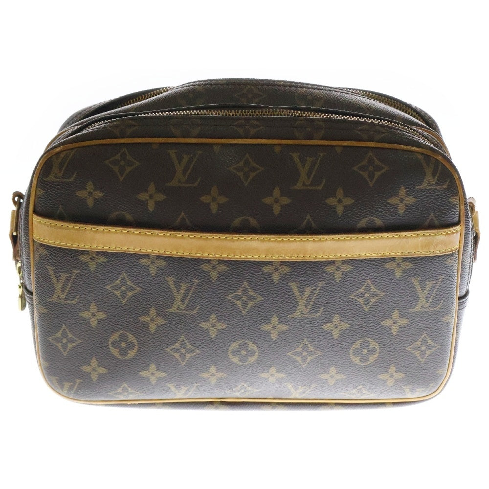 LOUIS VUITTON(ルイヴィトン) モノグラム リポーターPM ショルダーバッグ ブラウン PVCレザー