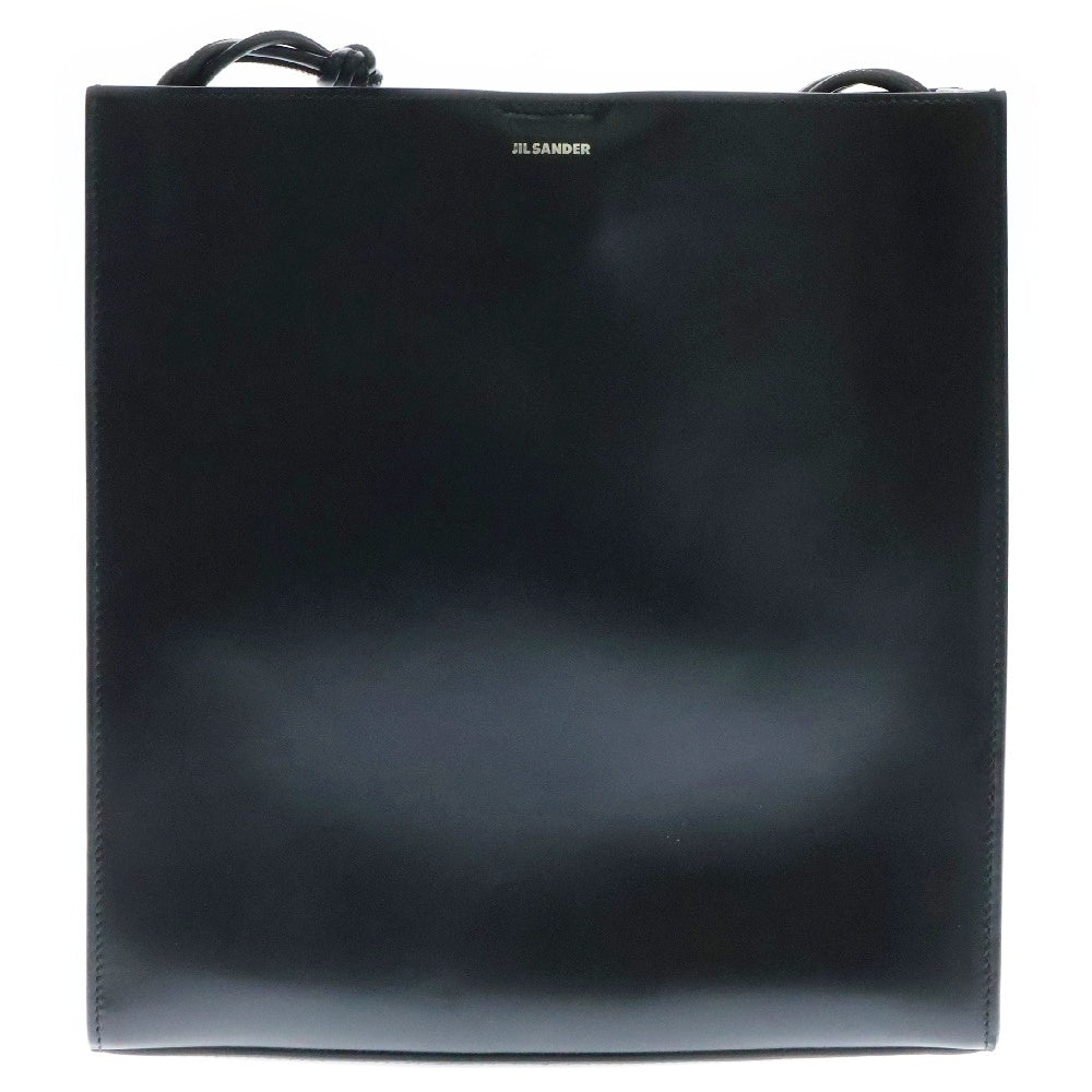 JIL SANDER(ジルサンダー) TANGLE タングル ミディアム ショルダーバック 黒 レザー