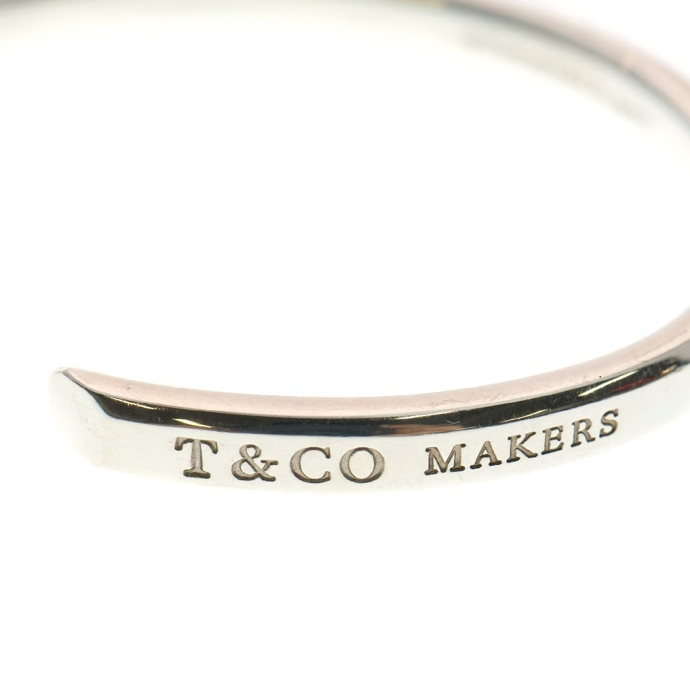 TIFFANY&Co(ティファニー) MAKERS メイカーズ ナローカフ バングル ブレスレット Ag925 25.1g シルバー