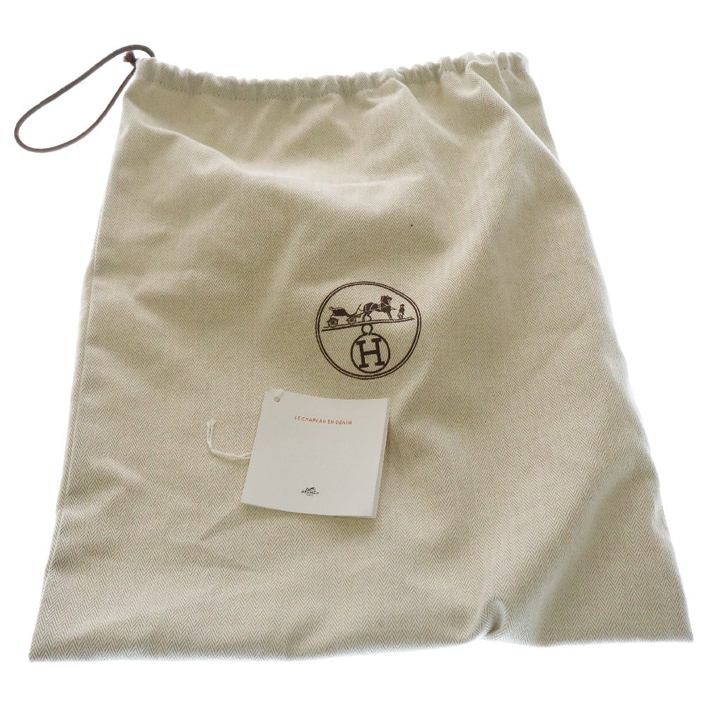 HERMES(エルメス) キャスケット ジョアン キャップ デニム 帽子 シルバー金具