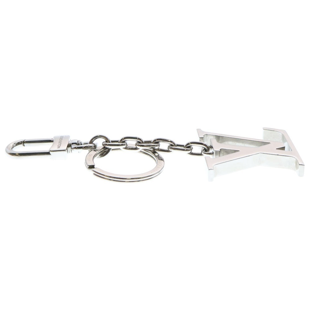 LOUIS VUITTON(ルイヴィトン) ポルトクレLVイニシャル キーホルダー バッグチャーム キーリング ステンレススティール シルバー M01192