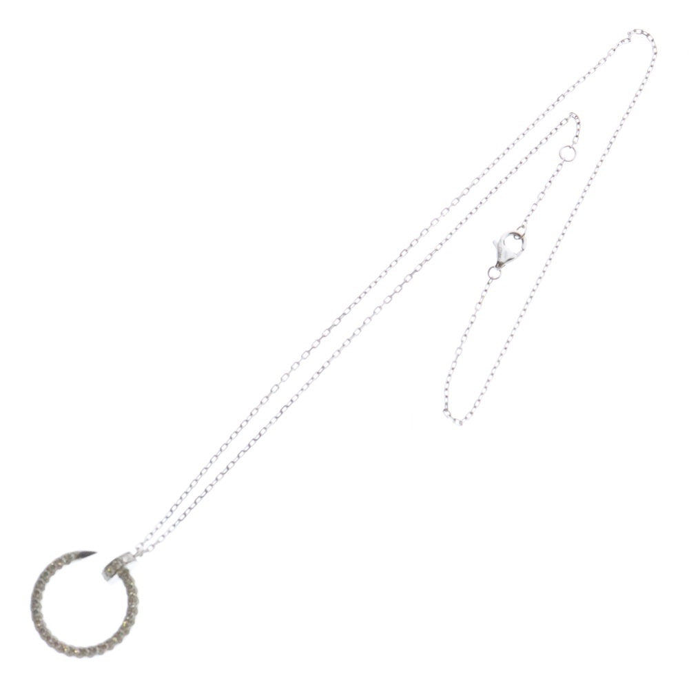 Cartier(カルティエ) ジュスト アン クル ネックレス ダイヤモンド Au750 K18 WG ホワイトゴールド ペンダント ジュエリー