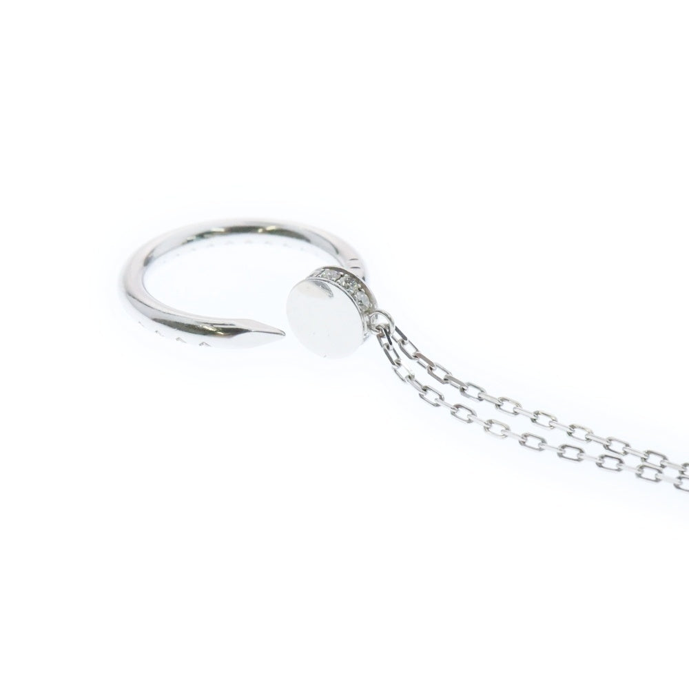 Cartier(カルティエ) ジュスト アン クル ネックレス ダイヤモンド Au750 K18 WG ホワイトゴールド ペンダント ジュエリー