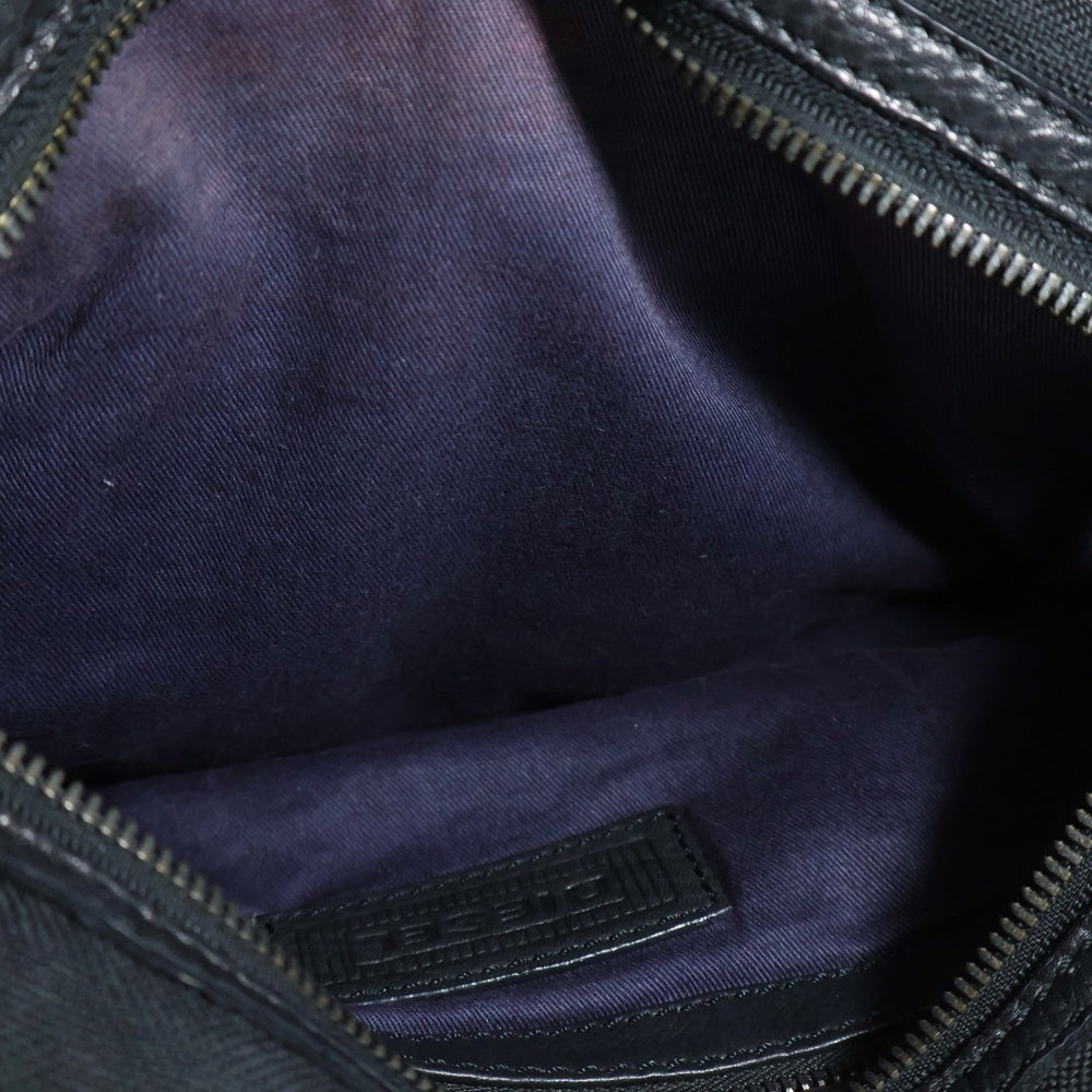 DIESEL(ディーゼル) レザー ショルダーバッグ 黒 2wayバッグ archive