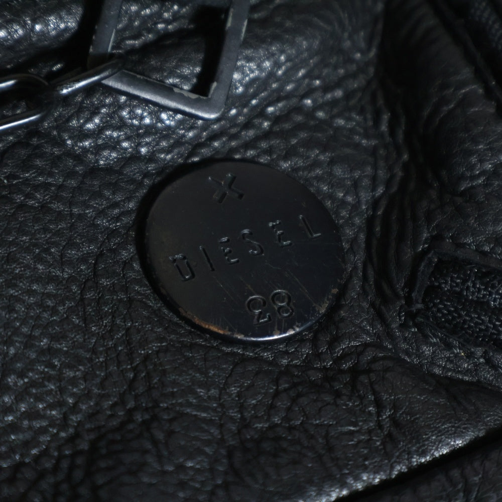 DIESEL(ディーゼル) レザー ショルダーバッグ 黒 2wayバッグ archive