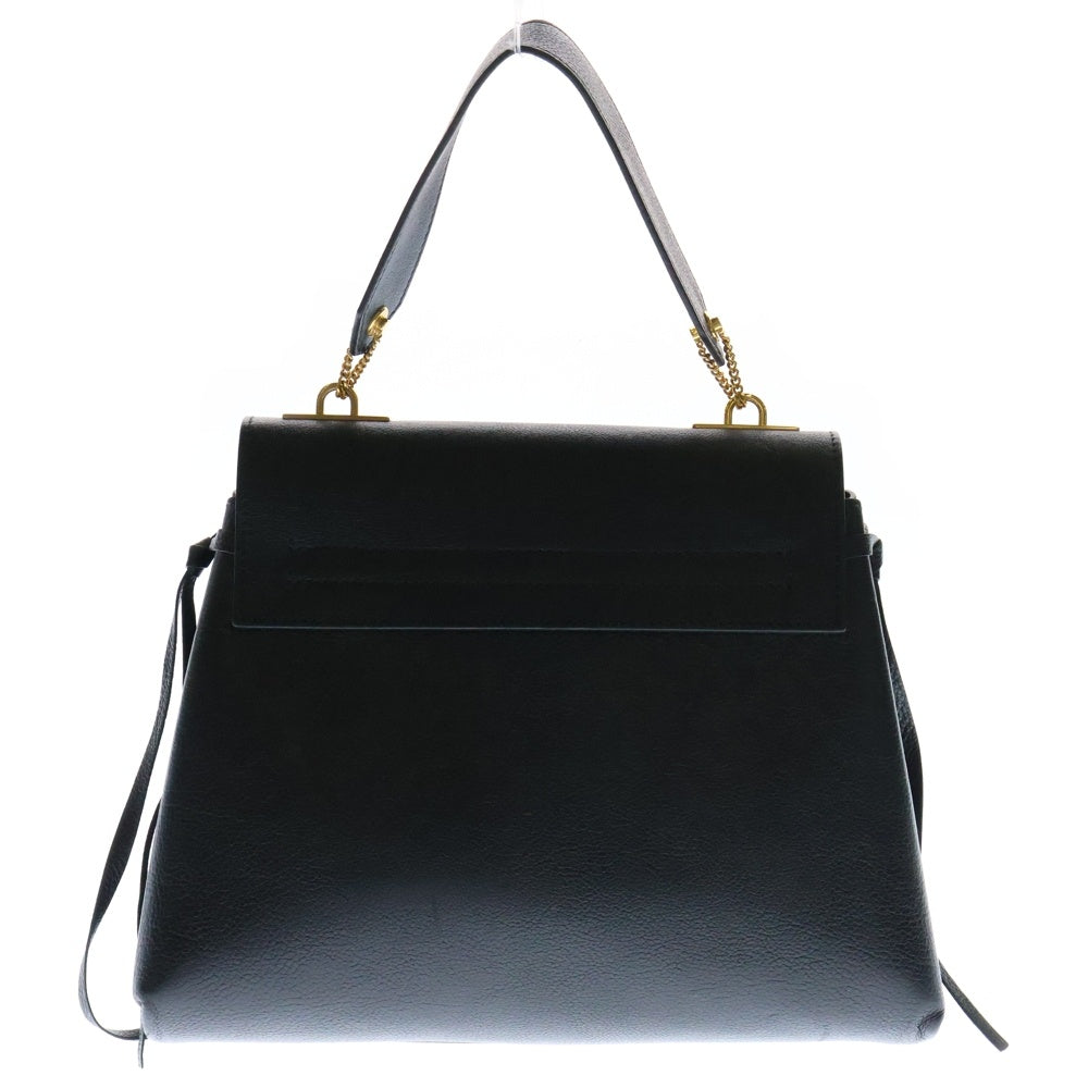 VALENTINO(ヴァレンチノ) Vロング スリング ショルダーバック 黒 レザー ゴールド金具 2wayバッグ