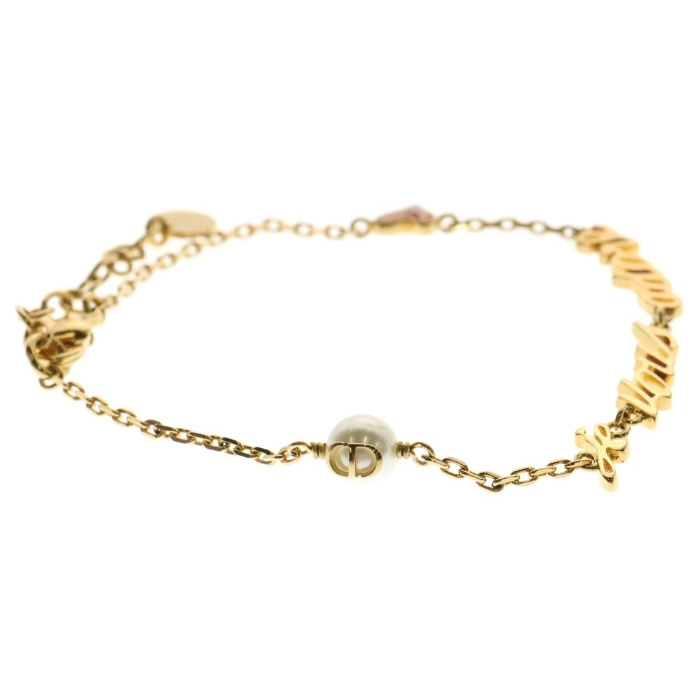 Christian Dior(クリスチャンディオール) DIOR AMOUR JE VOUS ADORE パール ブレスレット GP ゴールド アクセサリー