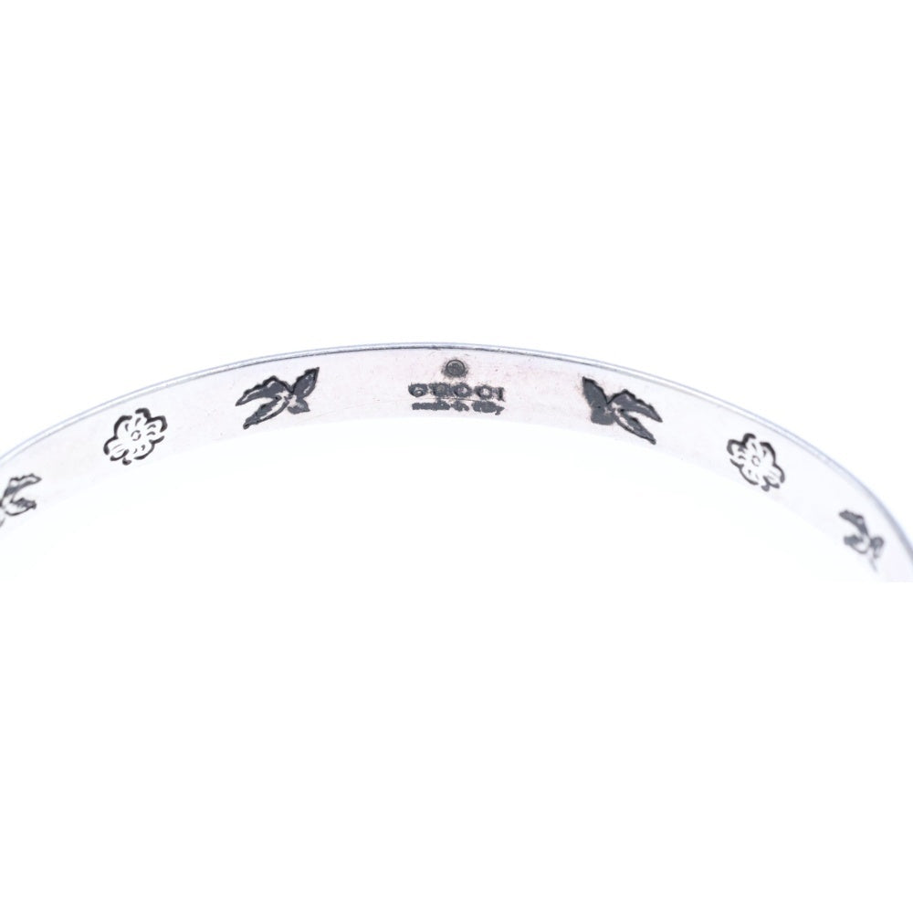 GUCCI(グッチ) BLIND FOR LOVE ブラインド フォー ラブ バングル ブレスレット シルバー 454287