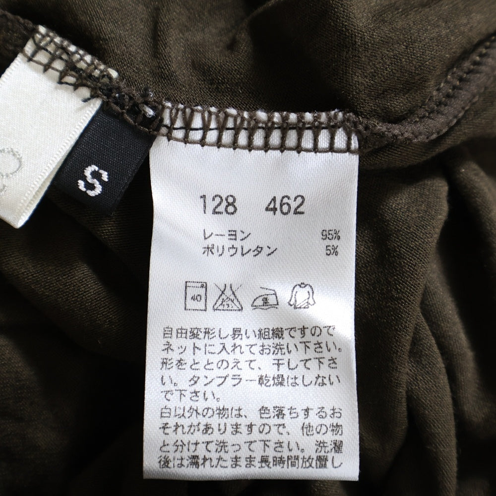 NO BRAND(ノーブランド) オットー ハイネックトップス ブラウン 〇