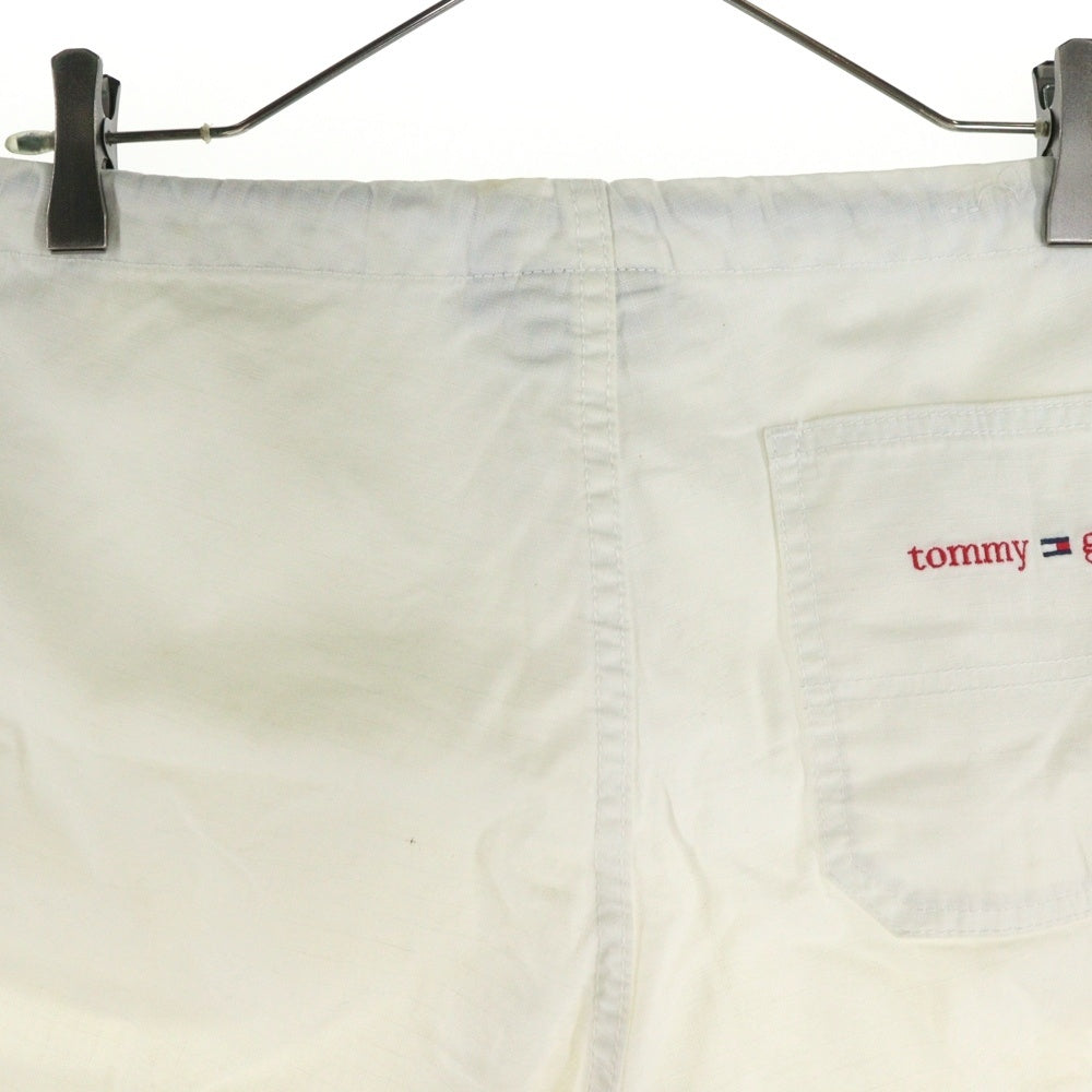 TOMMY JEANS(トミージーンズ) バックロゴ ショートパンツ ショーツ ホワイト 〇