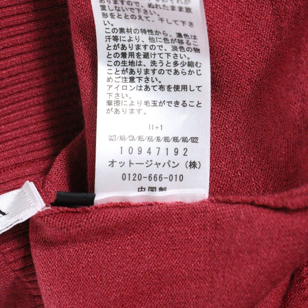 FABIA(ファビア) カーディガン レッド レディース 〇