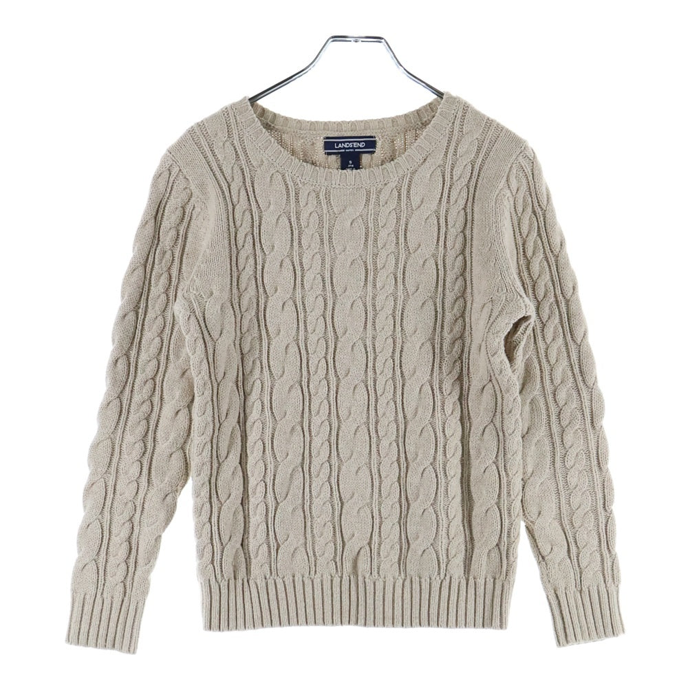 LANDS END(ランズエンド) ランズエンド ニットセーター ベージュ 〇