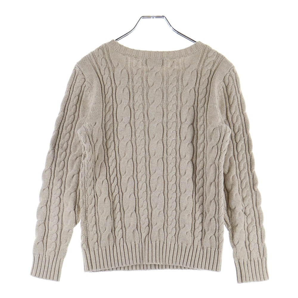LANDS END(ランズエンド) ランズエンド ニットセーター ベージュ 〇
