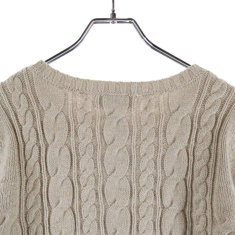LANDS END(ランズエンド) ランズエンド ニットセーター ベージュ 〇