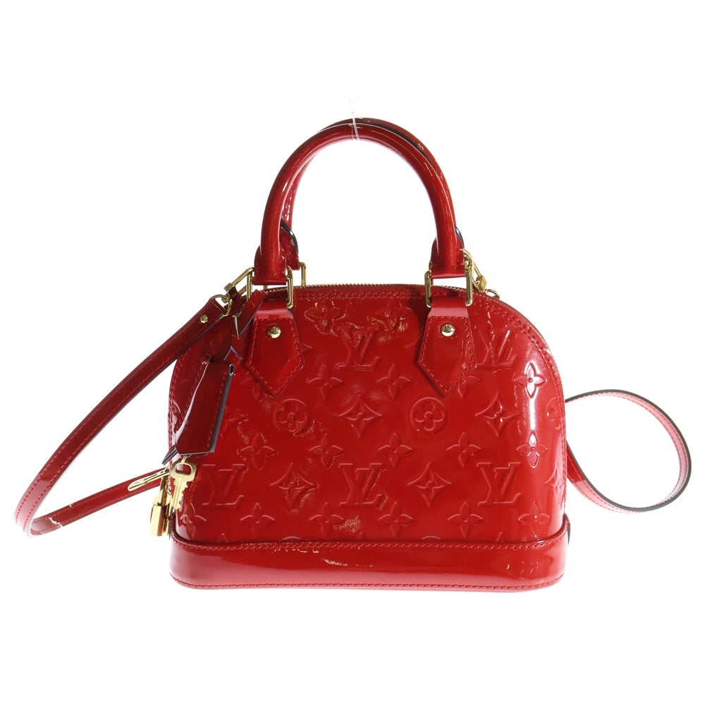 LOUIS VUITTON(ルイヴィトン) モノグラム ヴェルニ アルマBB ローズアンディアン 2wayショルダーバッグ ハンドバッグ M91771