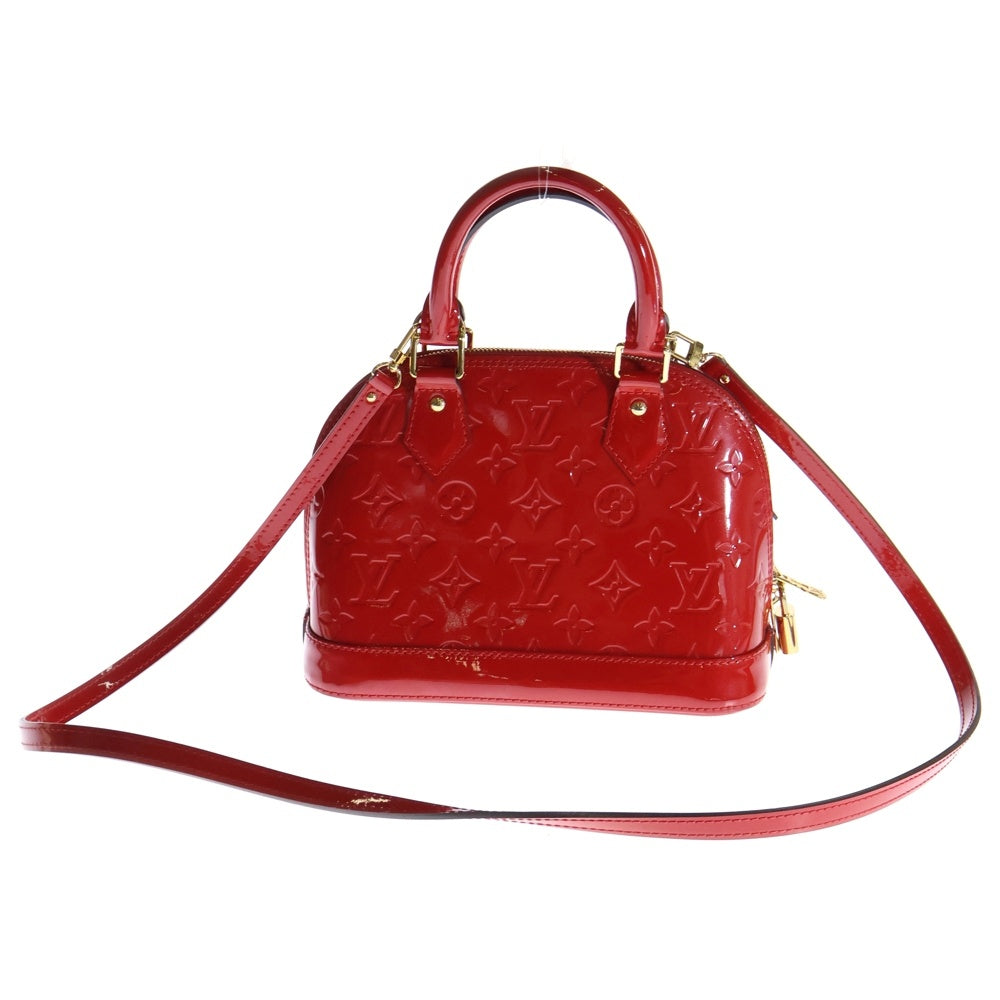 LOUIS VUITTON(ルイヴィトン) モノグラム ヴェルニ アルマBB ローズアンディアン 2wayショルダーバッグ ハンドバッグ M91771