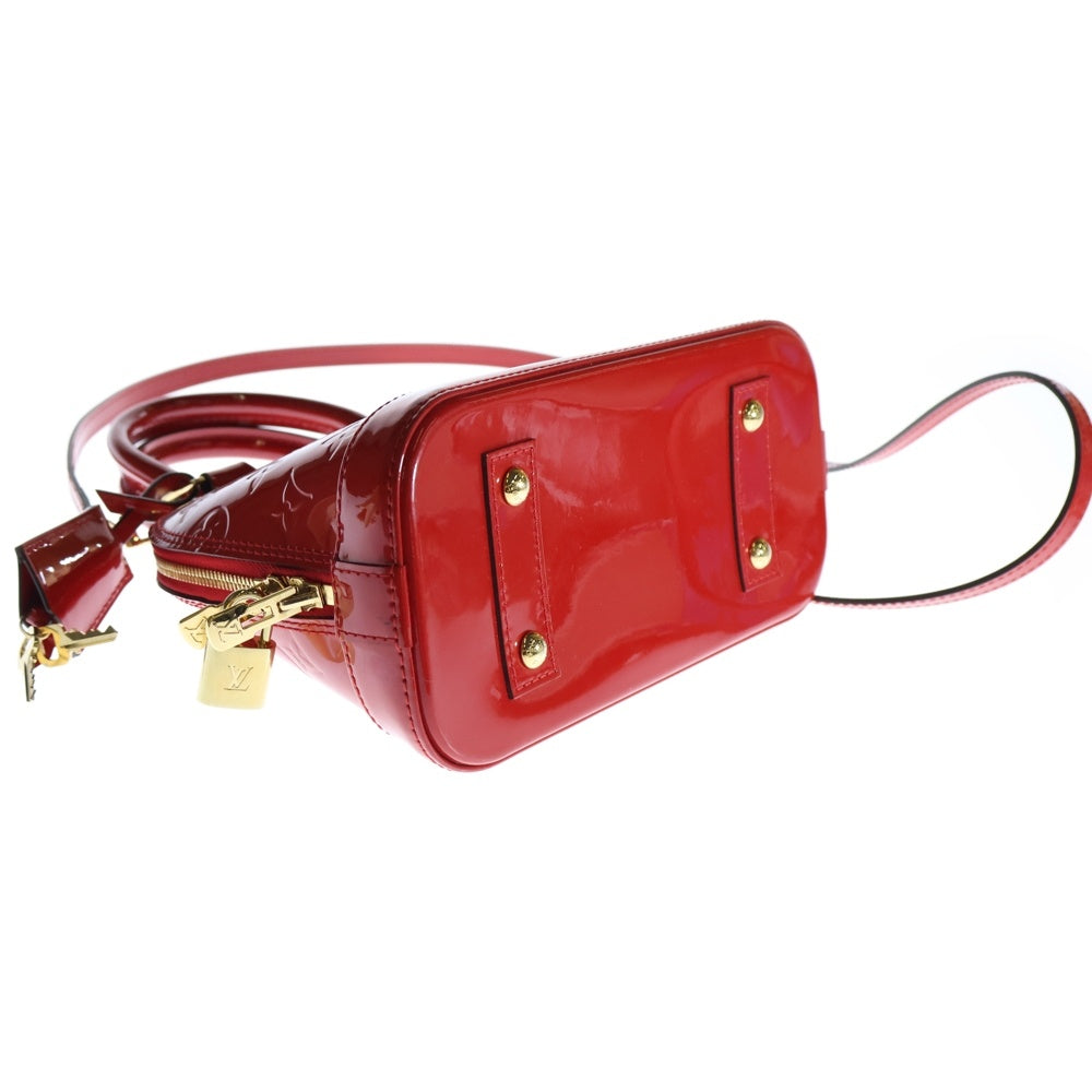 LOUIS VUITTON(ルイヴィトン) モノグラム ヴェルニ アルマBB ローズアンディアン 2wayショルダーバッグ ハンドバッグ M91771