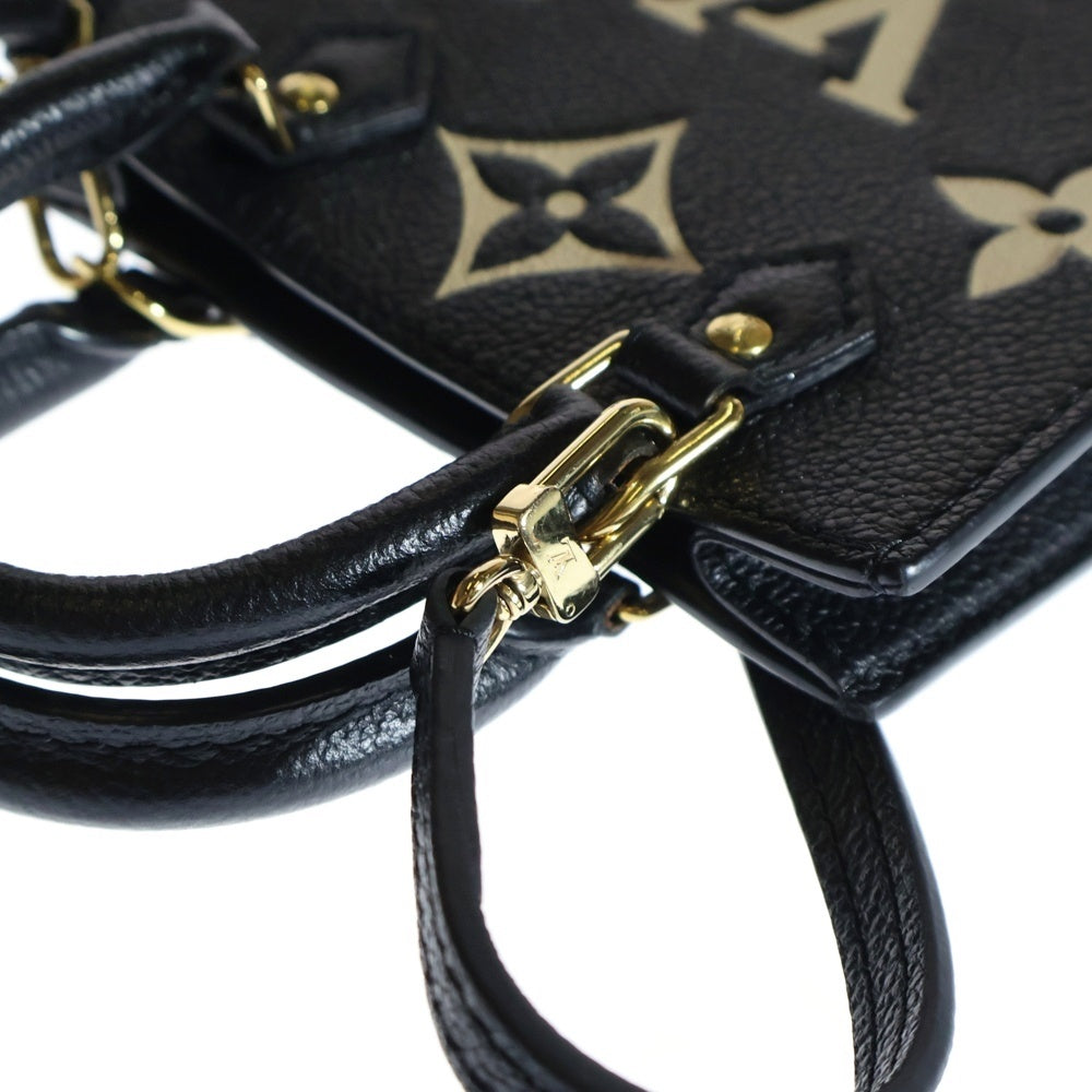 LOUIS VUITTON(ルイヴィトン) モノグラムアンプラント プティットサックプラ 2WAY レザーハンドバッグ ショルダーバッグ ブラック レディース M81416