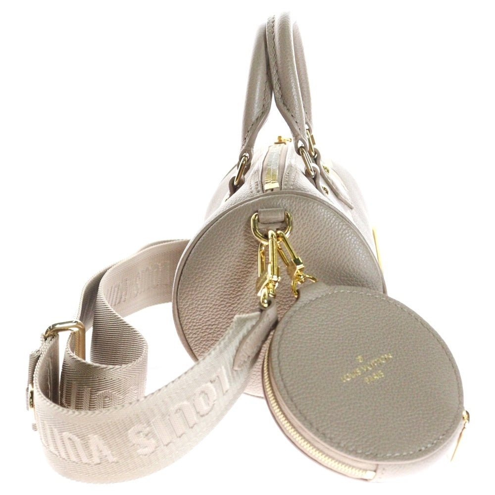 LOUIS VUITTON(ルイヴィトン) モノグラムアンプラント パピヨンBB トゥルトレールクレーム 2WAY ポーチ付 レザーハンドバッグ ショルダーバッグ ベージュ レディース M46031