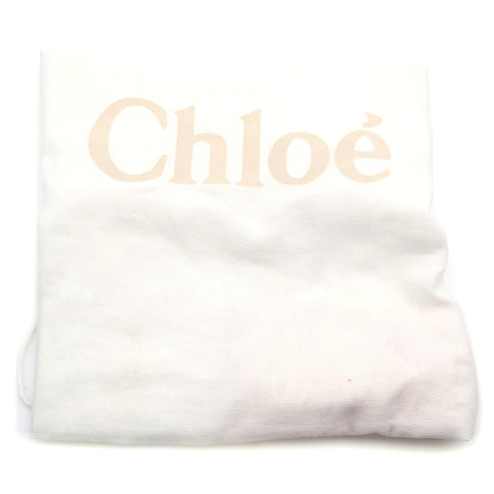 Chloe(クロエ) チェーンショルダーバック レッド レザー×スウェード ゴールド金具