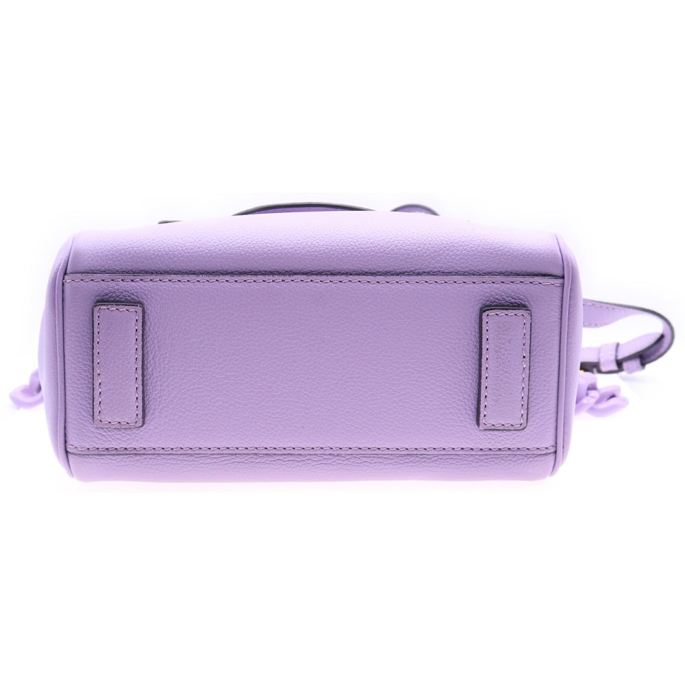 VERSACE(ヴェルサーチ) ラ メドゥーサ 2WAY ショルダーバッグ ハンドバッグ パープル レザー