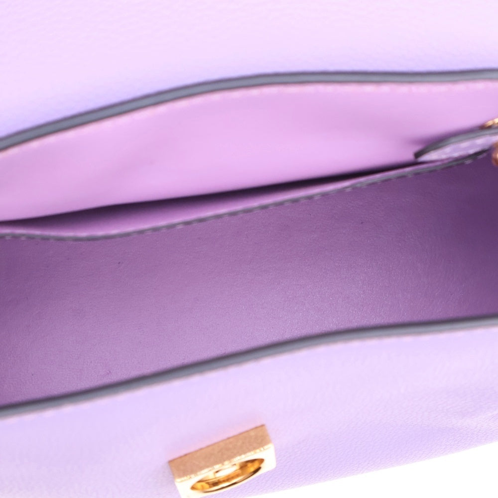 VERSACE(ヴェルサーチ) ラ メドゥーサ 2WAY ショルダーバッグ ハンドバッグ パープル レザー
