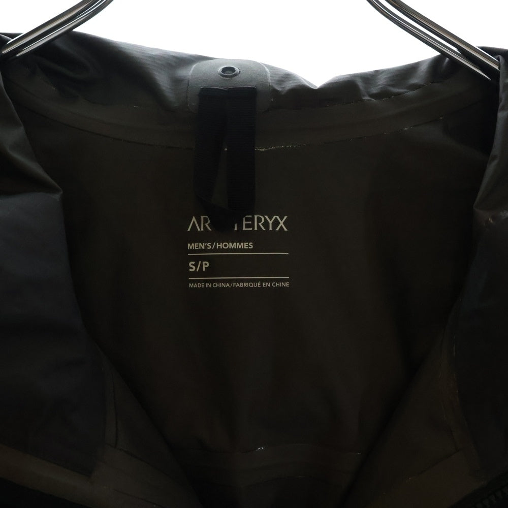 ARC'TERYX(アークテリクス) ZETA FL JACKET GORE-TEX ゼータ FL ロゴ刺繍 ジップアップ フーデッド ナイロン ジャケット パーカー ブラック 23933-121936