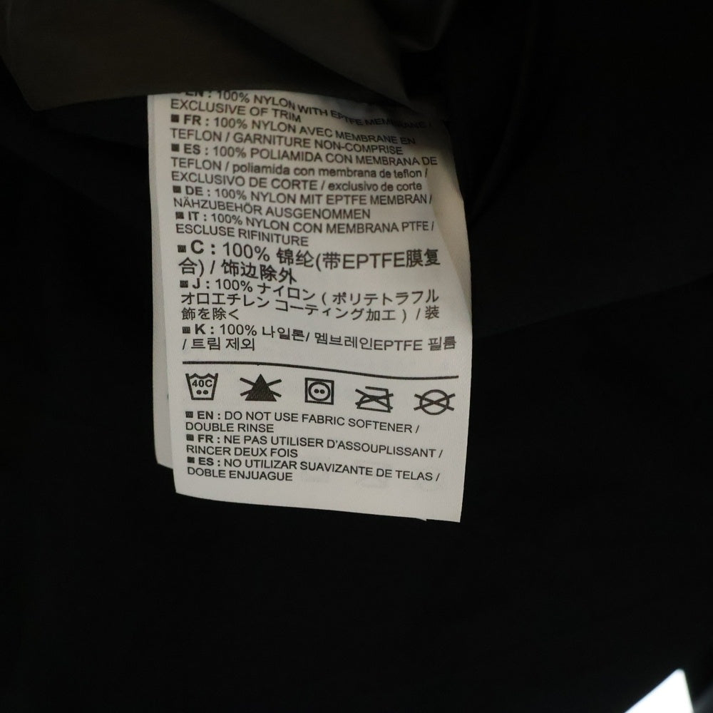 ARC'TERYX(アークテリクス) ZETA FL JACKET GORE-TEX ゼータ FL ロゴ刺繍 ジップアップ フーデッド ナイロン ジャケット パーカー ブラック 23933-121936